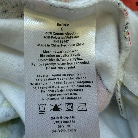 Nickelodeon Christmas Spongebob Squarepants PJ Pants | Women Size Small - Picture 5 of 6